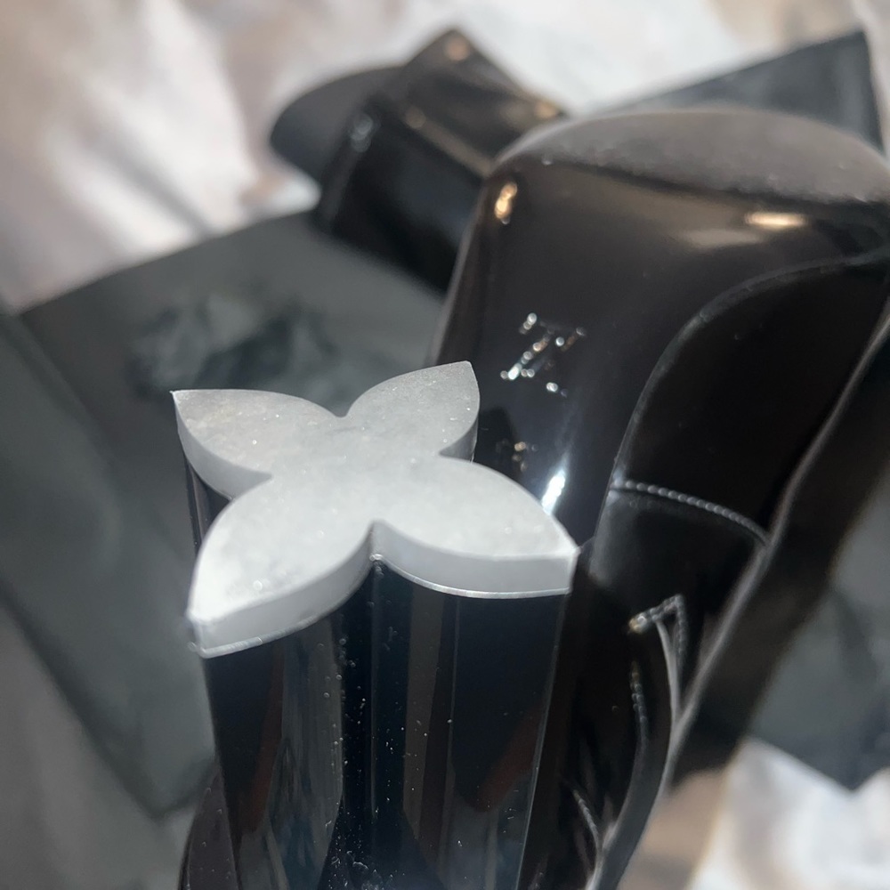 Louis Vuitton patent leather ankle boot